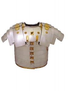 Armure de torse Lorica Segmentata en acier Newstead, fabriquée à la main, avec un design classique de plaques métalliques, pour collectionneurs et décoration. - Product Image 1