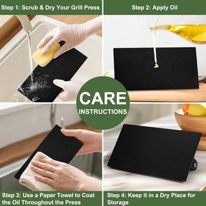 Prensa para carne <span class=keywords><strong>de</strong></span> hierro fundido <span class=keywords><strong>de</strong></span> alta resistencia con base ranurada, prensa para tocino anti-ondulación para plancha, grill y cocina <span class=keywords><strong>de</strong></span> inducción - Product Image 2