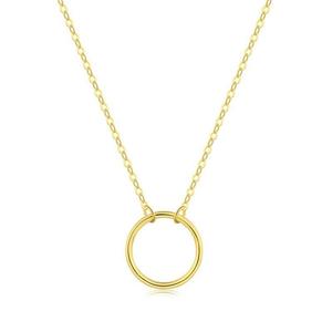 Venta caliente de las mujeres S925 collar de plata pura diseño de círculo suave Cadena de clavícula fresca fabricante de diamantes directo al por mayor - Product Image 3