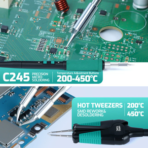 Yihua Máy hút hút thiếc Trạm Hàn 948d-iv 5in1 có 245 hàn sắt nóng Súng làm lạ<span class=keywords><strong>i</strong></span> Bút chọn IC thiết bị cố định đ<span class=keywords><strong>i</strong></span>ện thoạ<span class=keywords><strong>i</strong></span> - Product Image 5