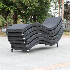 <span class=keywords><strong>Sdraio</strong></span> Reclinabile <span class=keywords><strong>da</strong></span> Esterno in Rattan PE, Design Moderno e Semplice, Impermeabile per <span class=keywords><strong>Balcone</strong></span>, Piscina, Spiaggia, Cortile - Vendita all'Ingrosso - Product Image 3