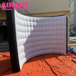 흑백 풍선 조명 벽, 전시용 저렴한 풍선 포토 부스 벽 - Product Image 3