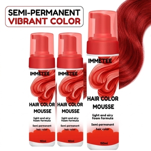 Mousse Colorante Semipermanente per Capelli 150ml <span class=keywords><strong>Senza</strong></span> <span class=keywords><strong>Ammoniaca</strong></span>, Tinta in Schiuma per Uso Professionale e Domestico, Facile da Applicare, <span class=keywords><strong>Senza</strong></span> Gocciolamento, Colorazione Temporanea - Product Image 1