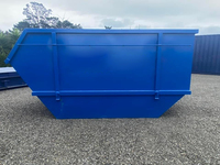 Benne à sauter en acier écologique de 6m ³, poubelle de recyclage standard australienne