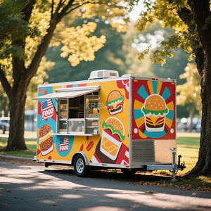 2025 Cart Refrigeration Kiosk <b>Mobile</b> Fast Food Trailer Truck - Product Image 6