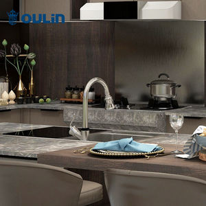 현대 현대 인기있는 디자인 유리 도어 주방 캐비닛 - Product Image 6