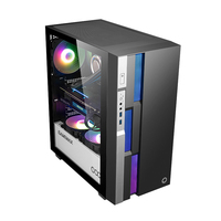 GameMax COC ARGB Mid Tower Used Gaming Case for RTX 3080 Support ATX Form Factor Plastic ABS Material 12cm Fan 7 Expansion Slots