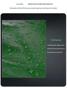 Bâche PVC industrie tissu bâche PVC 620gsm <span class=keywords><strong>pour</strong></span> étang à poissons usine piscines couverture PE bâche - Product Image 2