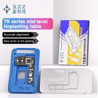 XZZ TR BGA Pochoir de Reballing Plateforme de Plantation d'Étain pour Couche Intermédiaire pour Carte Mère iPhone X-17PM Kit d'Outils de Réparation du Cadre Intermédiaire