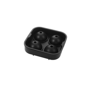 Large Food Grade Silicone Ice Tray with Lid Black Ice Ball <b>Mold</b> Quick Frozen Easy to Release <b>Hand</b> Wash Only - Product Image 4