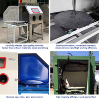 Collecteur de poussière humide en acier inoxydable respectueux de l'environnement Machine de sablage manuelle Machine de sablage liquide sans poussière