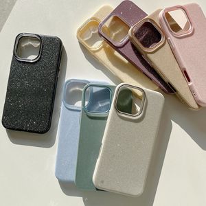 Étincelant TPU PC Gelée Couleur Bling Antichoc Paillettes Téléphone étui pour <span class=keywords><strong>iphone</strong></span> 16 Pro Max 15 Plus 14 - Product Image 6