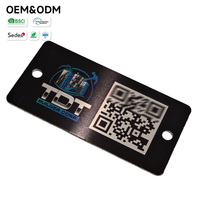 Étiquette d'identification d'actifs avec code QR anti-perte, imprimée en couleur UV, personnalisée pour entrepôt logistique, avec marquage de données variables