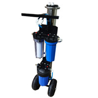Système d'eau sans défaut professionnel pour camping-car et voiture, nettoyage des panneaux solaires, système d'osmose inverse RO DI, filtration en 4 étapes