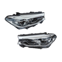 Faro LED original usado para BMW G30 G31 Serie 5 Pre-LCI 2017-2020, conjunto de faros LED adaptativos completos 520i 525i 530i M5F90
