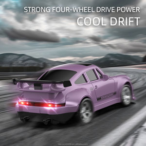 Voiture RC 4x4 en métal de qualité commerciale 1/64, 2,4 GHz, entièrement proportionnelle, avec éclairage LED, prête à la drift, portée 25-30M, fonction Follow Me, vente en gros - Product Image 1