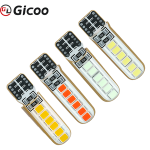 หลอดไฟ Gicoo T10LED 12V 1000K 5W 33 มม. x 9 มม. อะลูมิเนียม  ไฟสัญญาณรถยนต์  รุ่นทดแทน 2835*12 - Product Image 6