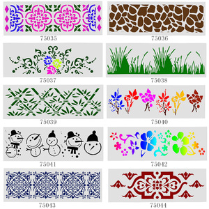 Pochoir à gâteau DIY, outil de décoration en dentelle pour fête, mariage, Noël, dessin pour enfants, modèle de scrapbooking - Product Image 6