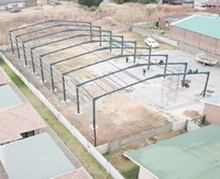 Estructura de Acero para Almacenes Industriales, Talleres, Hangares, Edificios de Acero Prediseñados, Kits de Construcción Metálica para Fábricas, +5 Años de Garantía