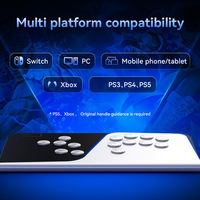 Teclado de Juego NS Xbx King Fighters 6 Street Fighter Iron Fist de Vidrio Templado para Teléfono Móvil y Computadora