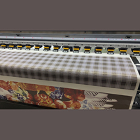 Machine d'impression par sublimation textile de 1.9m Imprimante numérique par sublimation de tissu de haute précision pour T-shirt avec 8 têtes i3200