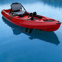Kayak de pesca modular de plástico rígido para exteriores, para 2 o 3 personas, con asientos acolchados de EVA y sistema de pedales.