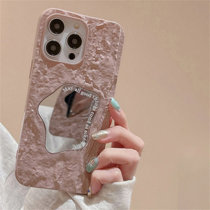 Custodia speciale per telefono a specchio con motivo Rock di lusso per <span class=keywords><strong>iPhone</strong></span> 16 15 14 13 12 Pro Max <span class=keywords><strong>11</strong></span> elegante <span class=keywords><strong>Cover</strong></span> <span class=keywords><strong>protettiva</strong></span> morbida - Product Image 3