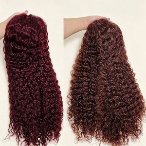 Promotion 107$ Letsfly 280 Grammes 13x4 Bouclé Birman 33 #   Perruques Lace Frontal de 26 pouces, densité 250%, vente en gros - Product Image 1