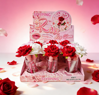 Gloss à lèvres rose Siyiping, marque privée, hydratant, effet miroir, huile à lèvres liquide, maquillage, vente en gros pour la Saint-Valentin