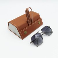 Organisateur de lunettes de soleil Boîte de rangement pour lunettes de soleil pliable avec logo personnalisé