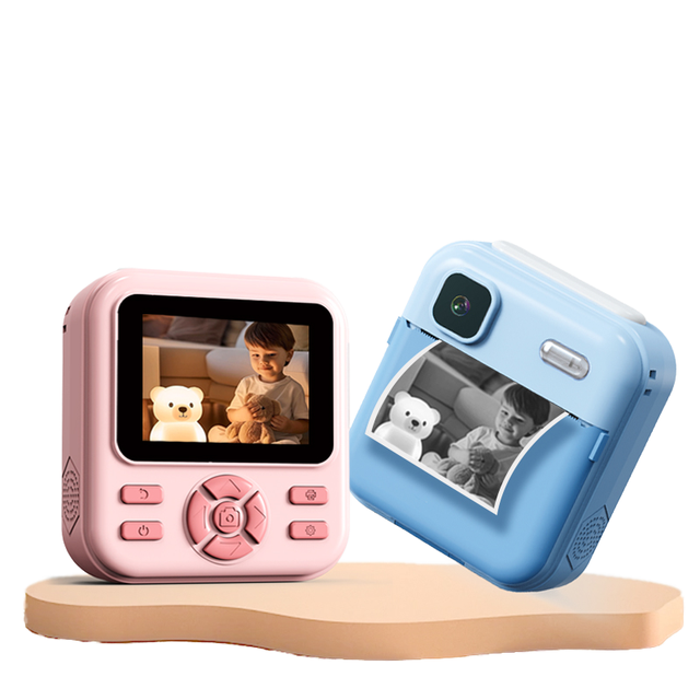 Children's Smart Instant Print Camera-Battery-Powered ABS Plastic Outdoor Use with 1 Year Warranty for Hotel & Household