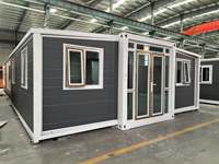 Casa Expandible de Doble Ala, Espacio Doble, Laboratorio Agrícola, Oficina Móvil, Estructura de Acero Prefabricada, Duradera e Impermeable