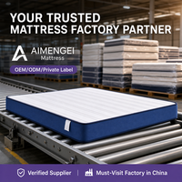Matelas en mousse à mémoire de forme Orion 20 cm, fermeté moyenne, avec housse en soie, roulé en boîte, pour salle de sport, appartement, location, hôtel, chambre à coucher, vente en gros, approvisionnement en vrac