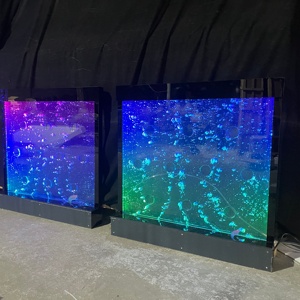 Panel acrílico decorativo con burbujas de agua LED, lámpara de burbujas de agua, barra de pared con burbujas de agua - Product Image 5