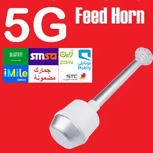 35 db antena umpan pengisi daya tinggi 5G Mimo 1700 2700 3800 4G LTE klakson pengumpan eksternal luar ruangan untuk Router HUAWEI mobilan STC Zain KSA