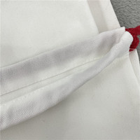 Sacs de Père Noël de Sublimation de Toile de Polyester de Stockage de Cadeaux Surdimensionnés de Noël avec Cordon de Serrage Rouge pour Impression par Sublimation