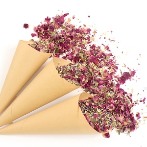 Eloman fiore secco petalo Pop decorazione per feste biodegradabile floreale addio al nubilato compleanno 100% naturale matrimonio rosa coriandoli - Product Image 3