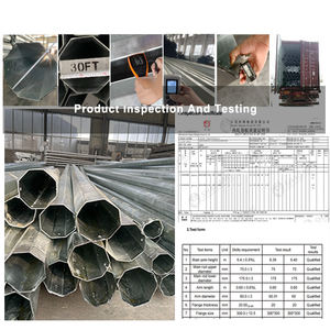 <span class=keywords><strong>Postes</strong></span> <span class=keywords><strong>de</strong></span> Transmisión Personalizables Categoría <span class=keywords><strong>12</strong></span> Typhoons <span class=keywords><strong>de</strong></span> 10m, 12m, 14m, 15m, 18m, <span class=keywords><strong>Postes</strong></span> Eléctricos <span class=keywords><strong>de</strong></span> Acero Galvanizado en Caliente - Product Image 5