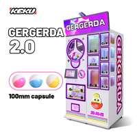Distributeur automatique de capsules GEGEDAN Classic Ball Egg Twisting, nécessitant une fente à monnaie, en métal, personnalisable en anglais, SDK, 110V/220V