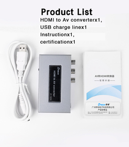 Các Giá Tốt Nhất 1080 P Vỏ Kim Loại RCA AV To HDMI Âm Thanh Và Tín Hiệu <span class=keywords><strong>Video</strong></span> Ổn Định Chuyển Đổi - Product Image 6