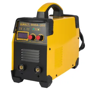 Top quality yellow MMA-350 DC Inverted IGBT Electric Arc Welding Machine small portable MMA Manual Welder