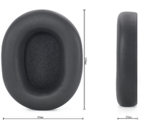 Coussinets d'oreille de remplacement en cuir protéiné pour Sony WH-1000XM5 XM5, coussinets en mousse à mémoire de forme, accessoires pour écouteurs sans fil