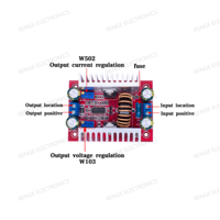 DC-DC Boost Converter Module - 400W 15A Alimentation en courant LED Driver 8.5-50V à 10-60V Chargeur de tension