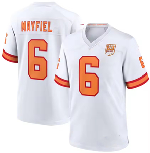 Maglia da Football Americano Stile Tampa Bay Buccaneers all'Ingrosso, Cucita # 12 # 13 # 14 # 45 # Divisa da Gioco in Poliestere con Numero e Nome 87, Vendita all'Ingrosso - Product Image 5
