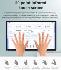 Pizarra Electrónica Interactiva Android 4K de 65 Pulgadas, Pantalla Táctil Inteligente, Pantalla Digital LCD LED, para Uso Educativo en Escuelas - Product Image 3