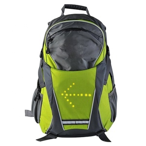 Wholesale Night Outdoor Cycling Safety Turn signal <strong>LED</strong> Reflective Light Smart Display Screen <strong>Led</strong> Bag <strong>Backpack</strong> - Product Image 2