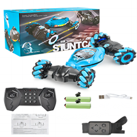 Auto de Acrobacias a Control Remoto de 2.4Ghz, 4WD, Transformable, con Sensor de Gestos, Juguete para Niños y Niñas