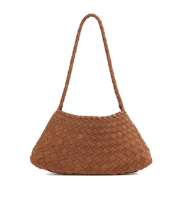 New arrival Woven Faux Suede Shoulder Bag High-end Original Women Luxury <b>Handbag</b> PU Leather Custom Logo - Product Image 5