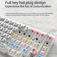 Clavier mécanique filaire de jeu RGB rétroéclairé avec impression originale, nouvelle interface USB, interrupteurs Kailh, clavier espagnol pour joueurs