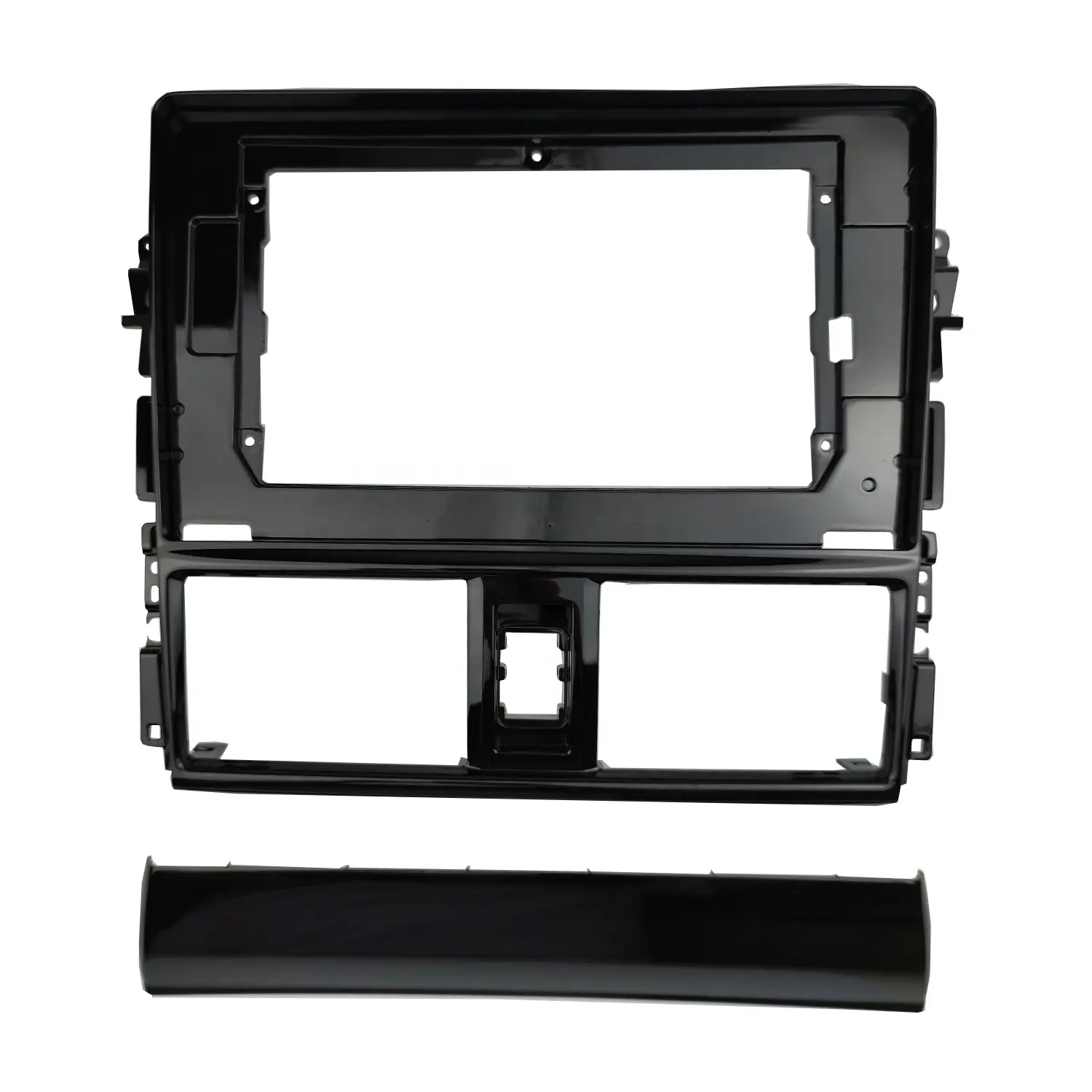 10.1 INCH Radio Frame for TOYOTA Vios Yaris 2013-2016 Stereo DVD Player Install Surround Trim Panel Kit Face Plate Audio Fascia